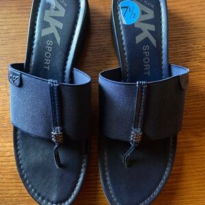 Anne Klein navy blue sport sandals. Size 7.5 women. New. $10